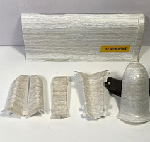 Плинтус Плинтус Ideal Comfort 55mm Ясень белый 252 фото 1 | FLOORDEALER